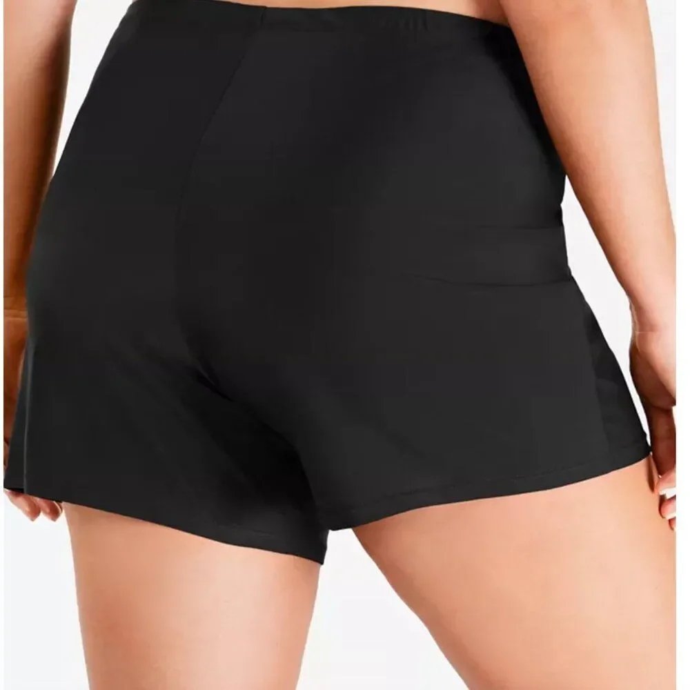 Island Escape Plus Size Swim Shorts Sizes 22W, 24W, - Picture 3 of 6